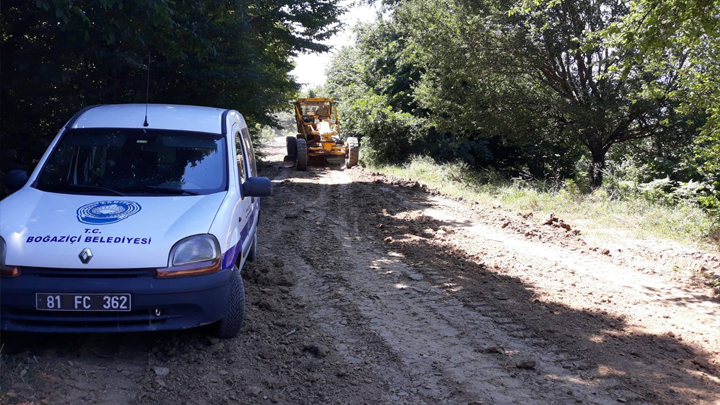 BAHÇE YOLLARINDA GENİŞLETME VE DÜZELTME ÇALIŞMALARIMIZ BAŞLADI!