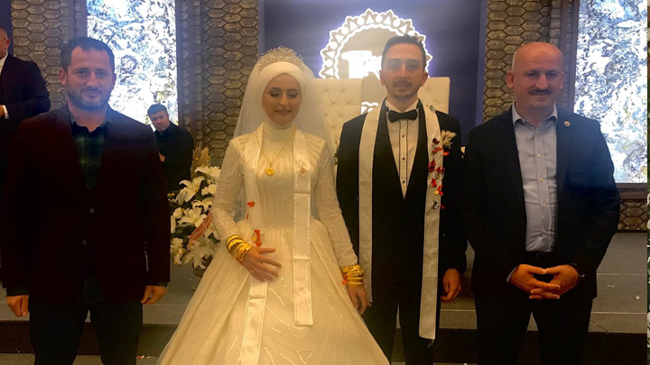 Dr. İbrahim Sönmezoğlu ile Büşra Güner'in düğün merasimine katıldık