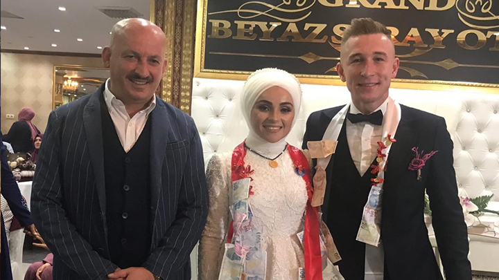 Hanife Şengüloğlu ile Cafer Çilesiz 'in düğün merasimine katıldık