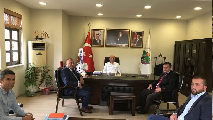 SS.Yeşilboğaz Kooperatif Başkanı Akif Koç ve yönetim kurulu üyelerinin ziyareti