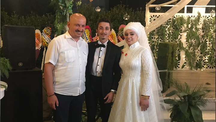 Nilay Danışmaz ile Harun Yılmaztürk'ün düğün merasimine katıldık.