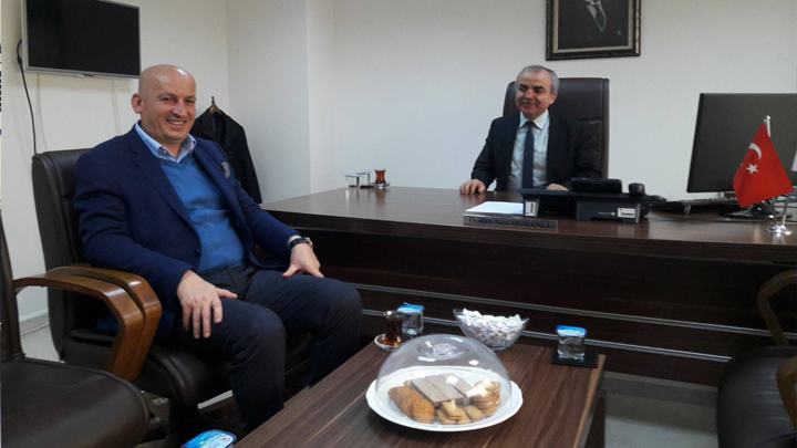 Mekansal Planlama Daire Başkanı Osman Nuri OSMANLI'ya çalışma ziyaretiMİZ