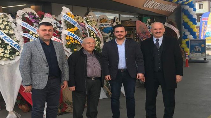 Yunus Emre Esen'in açılışını yaptığı petrol istasyonuna hayırlı olsun ziyaretinde bulunduk