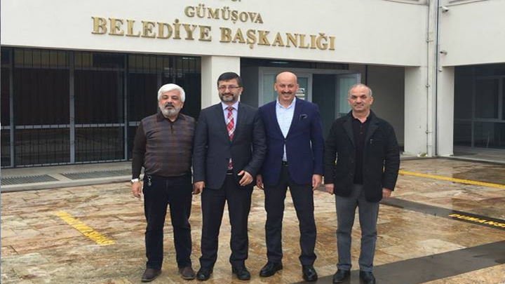 Gümüşova Belediye Başkanı Sayın Ahmet AZAP'a çalışma ziyaretimiz