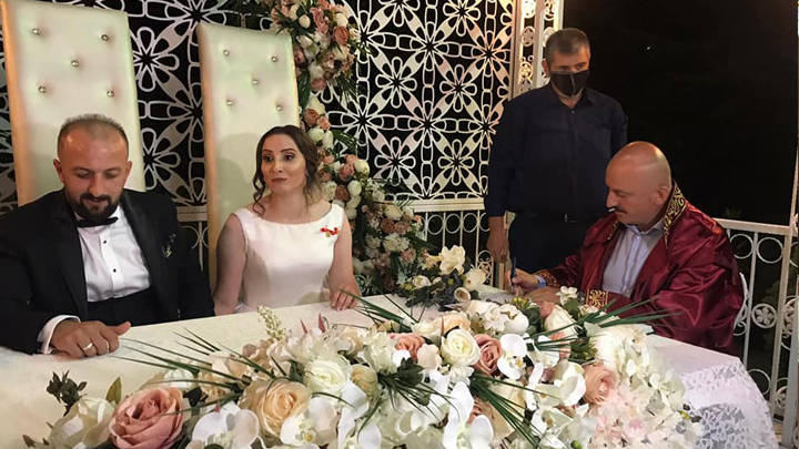 Tuğba Hunç ile Kerim Albayrak'ın nikah akdini gerçekleştirdik