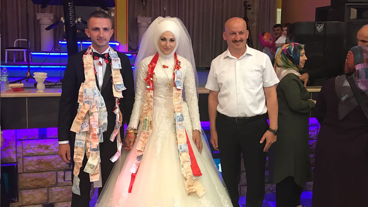Murat Kara ile Şeyda Toraman çiftinin düğün merasimine katıldık