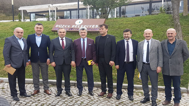 Düzce Belediye Başkanları aylık değerlendirme ve istişare toplantısına katıldık