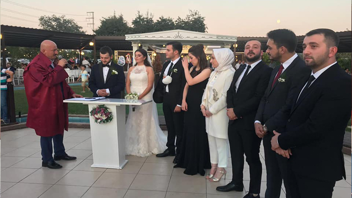 Meryem Nur Yıldız ile Burak Sert'in düğün merasimine katıldık.