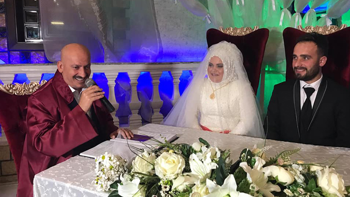 Sevim Akdeniz ile İrfan Demir çiftinin nikah akdini gerçekleştirdik