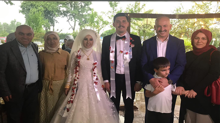 Gözde Deniz ile Metin Ekin'in düğün merasimine katıldık