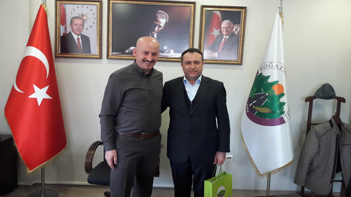 DERGAZ Bölge Müdürü Mustafa DOĞAN'ın veda ziyareti