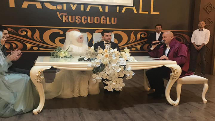 Şeyma Altıparmak ile Bekir Çatanaoğlu'nun nikah akdini gerçekleştirdik