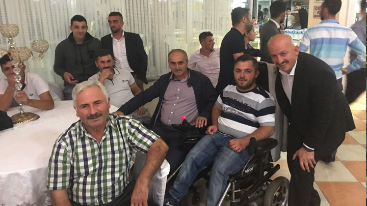 Belediye Başkanımız Sayın İbrahim Ercan , Kabalak köyünden İlyas Çavuş ile birlikte...