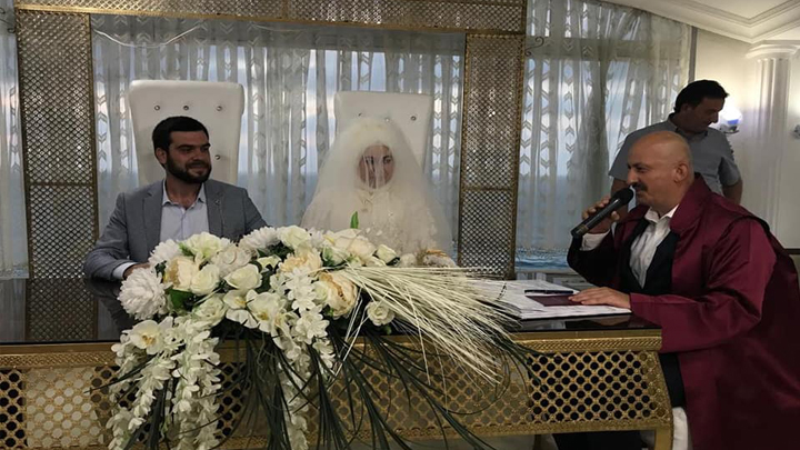 Hediye Sağlam ile Süleyman Alemdar'ın nikah akdini gerçekleştirdik