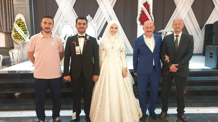 Saliha Dinç ile Eneshan Nalbant'ın düğün merasimine katıldık