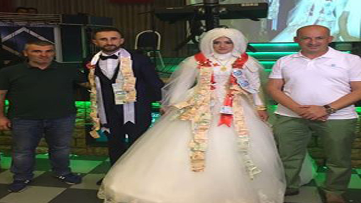 Nuray YAZGELDİ ve Mehmet SARIGÜZEL çiftinin düğün merasimine katıldık