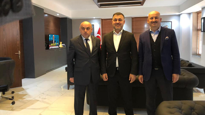 Çilimli Belediye Başkanı Sayın Muhsin Yavuz 'u tebrik ziyaretimiz