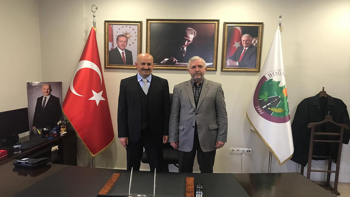 Ankara İl Müftüsü Mehmet Sönmezoğlu'nun tebrik ziyareti