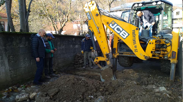 DOKUZPINAR'DA DOĞAL GAZ ÇALIŞMALARI BAŞLADI!